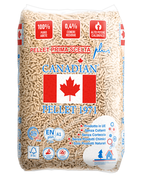 Canadian Pellet Bancale 72 sacchi x 15 kg abete