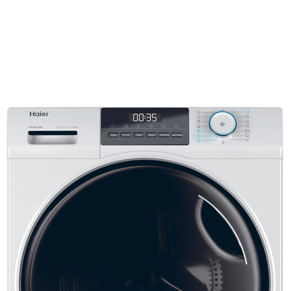 Haier I-Pro Serie 1 HWD100-BP16929A Lavasciuga libera installazione Classe D Lavaggio 10 Kg - Asciugatura 6 Kg Centrifuga 1600 giri/mon. Inverter Vapore Bianco - immagine 4