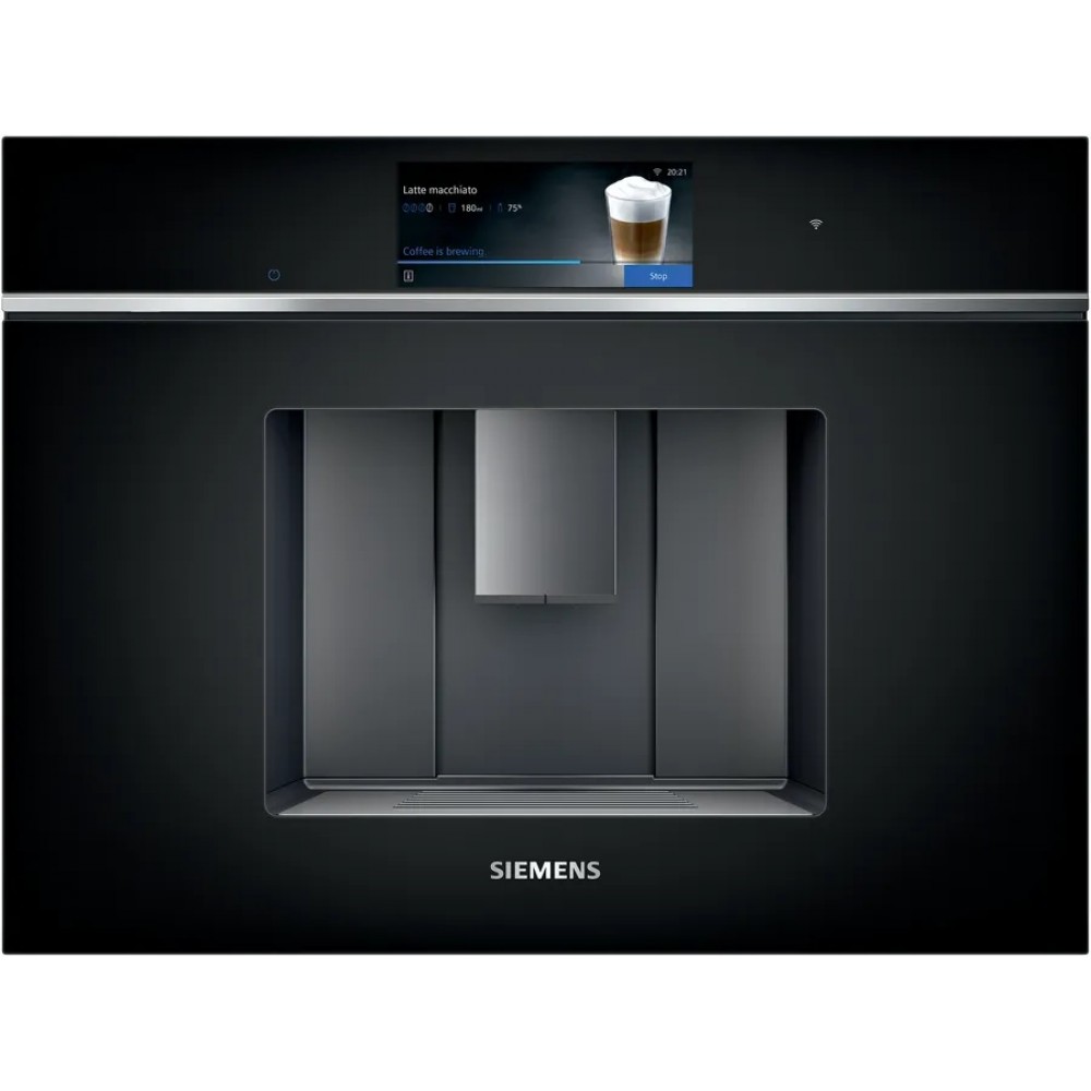 Siemens CT718L1B0 IQ700 Macchina da Caffè Espresso Automatica da Incasso 60 cm Nera - Display TFT - Home Connect