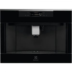 Macchina da caffè automatica da Incasso Altezza 45 cm Estetica Vetro Nero con Finiture Inox Antimpronta Electrolux KBC85X