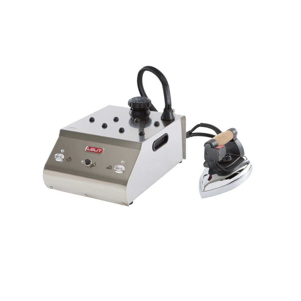 Lelit Linea31 PS321 Ferro da Stiro con Caldaia a Vapore Potenza 1800 Watt 5.5 Bar Funzione Vapore Verticale Piastra Acciaio
