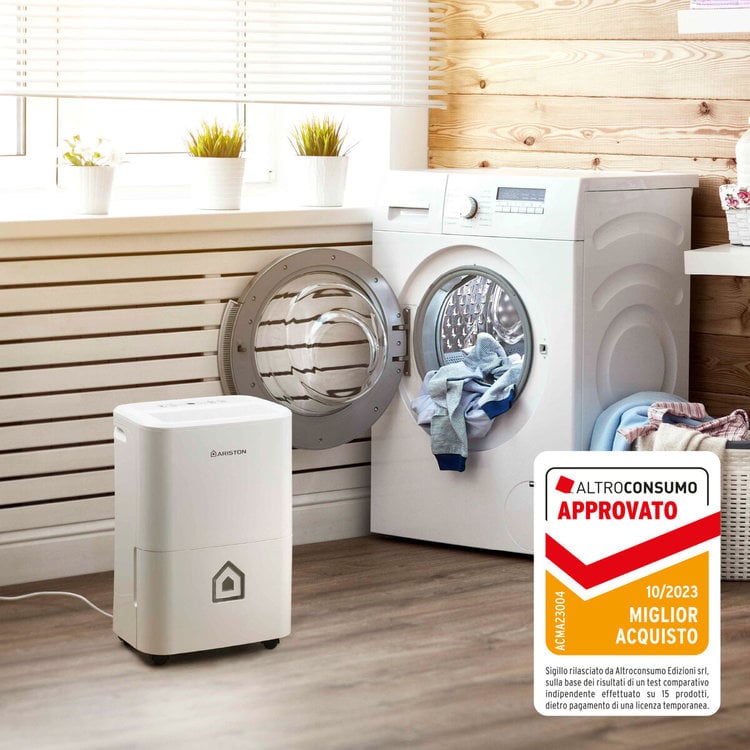 Deumidificatore portatile Ariston DEOS 20s 20 litri/giorno - immagine 4