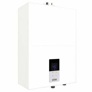 Scaldabagno a gas Ferroli Kona murale a tiraggio forzato e camera stagna 15 l/min. - GPL