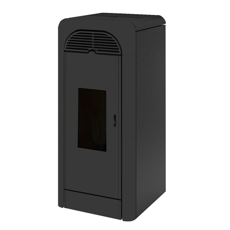 Stufa a pellet EK63 BERRY90+ - gruppo Edilkamin - 9,2 kW ad aria canalizzata Tortora - immagine 3