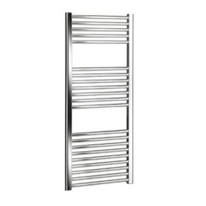 Termoarredo bagno cromato scaldasalviette Ercos opera 1120 x 500 mm. in acciaio colore argento