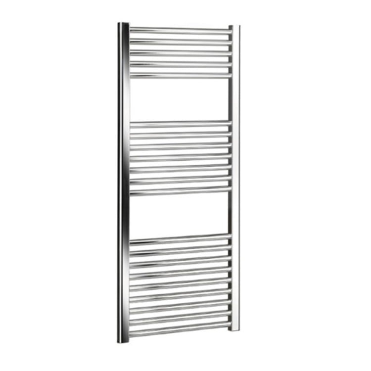 Termoarredo bagno cromato scaldasalviette Ercos opera 680 x 500 mm. in acciaio colore argento