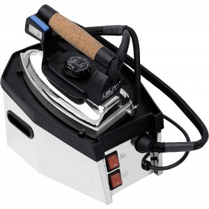 Ferro da stiro a caldaia 800 W 1,2 L Acciaio inossidabile Nero e Acciaio inossidabile Lelit PS11N