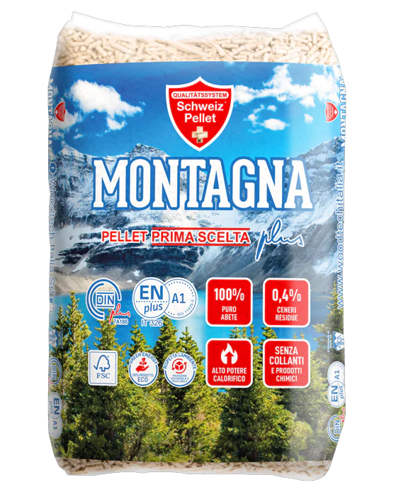 Pellet montagna premium 70 sacchi da 15 kg - immagine 2