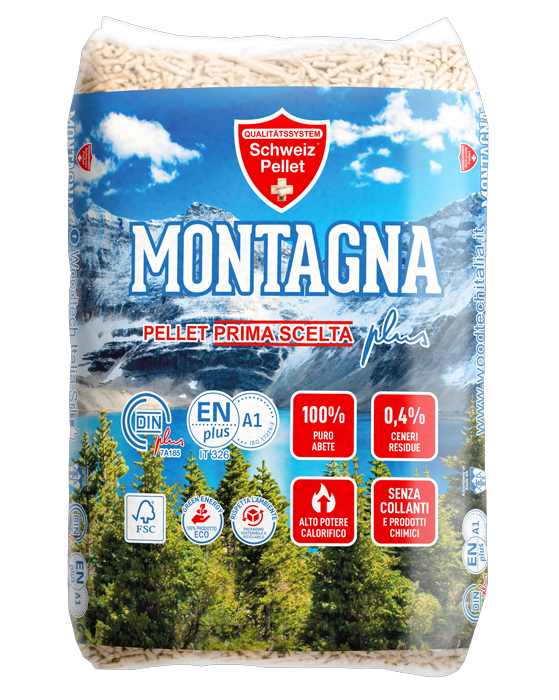 Pellet montagna bancale da 66 x 15kg abete